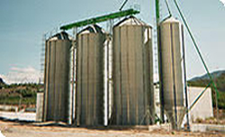 Flat bottom silos
